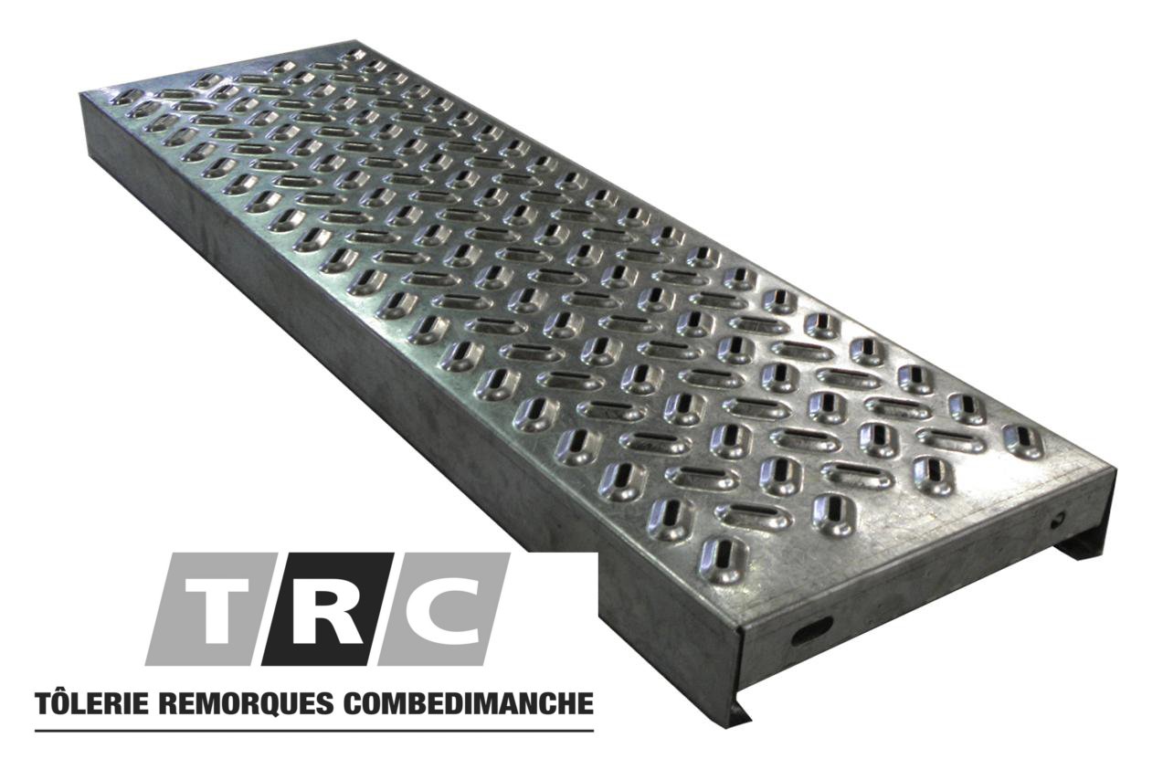 marche antidérapante en tole galvanisé