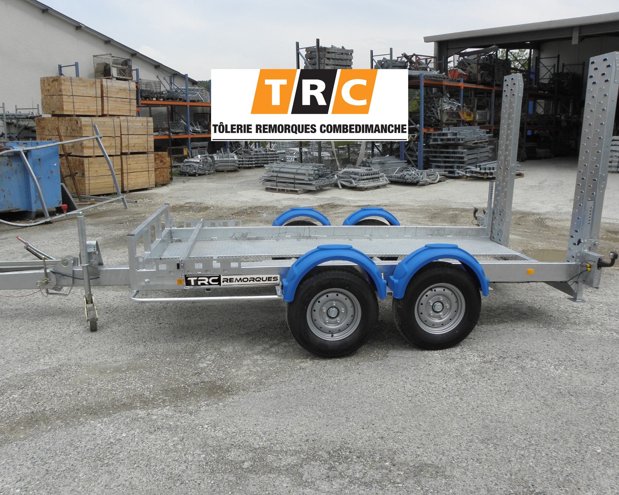 remorque porte engins